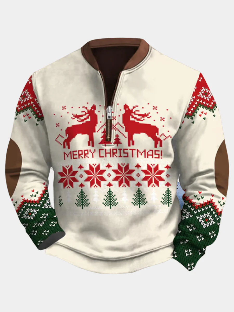 Emily | Merry Christmas Reindeer Sweater