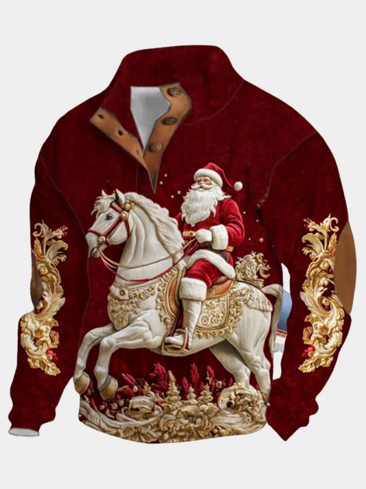 Hannah | Santa Royal Horse Christmas Sweater