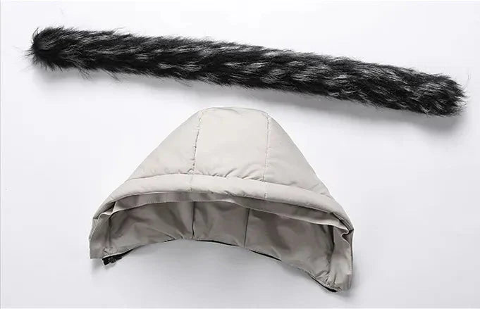 Amelia | Puffer Jacket with Fur Hood – Warm &amp; Stylish Coat