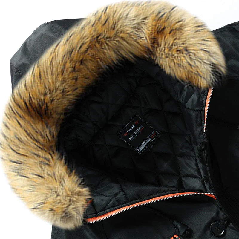 Amelia | Premium Thick Fur-Hood Winter Parka Jacket